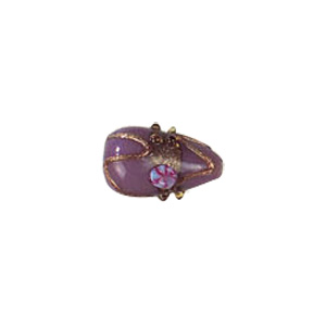 Goldstone stringer Lampworked Large–Glass Beads 6349
