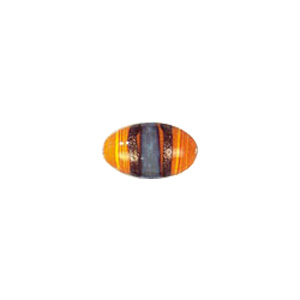 Smoked Swirled Lampworked Glass Beads 6364
