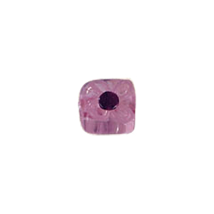 Tree and Flower design decorated Lampworked Glass Beads 6395