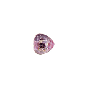 Fancy Color lined Silver foiled Glass Beads 6531