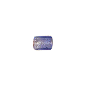 2 tone Silver foiled Glass Beads 6549
