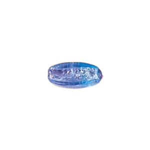 2 tone Silver foiled Glass Beads 6559