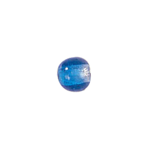 2 tone Silver foiled Glass Beads 6561