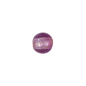 2 tone Silver foiled Glass Beads 6564