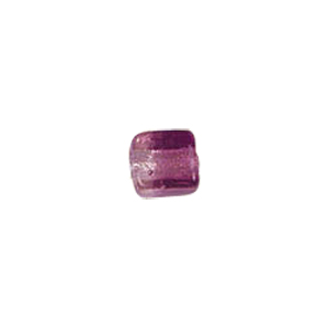 2 tone Silver foiled Glass Beads 6570