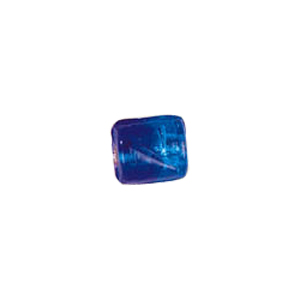2 tone Silver foiled Glass Beads 6573