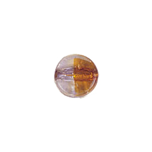 2 tone Silver foiled Glass Beads 6578