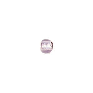 Silver foiled Glass Beads 6587
