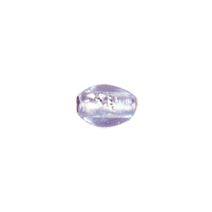 Silver foiled Glass Beads 6594