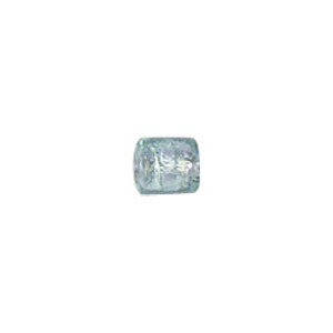 Silver foiled Glass Beads 6597
