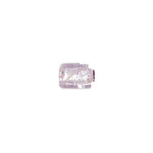 Silver foiled Glass Beads 6599