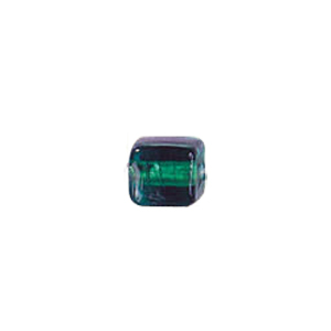 Silver foiled Glass Beads 6606