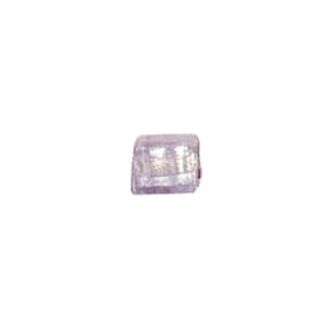 Silver foiled Glass Beads 6607
