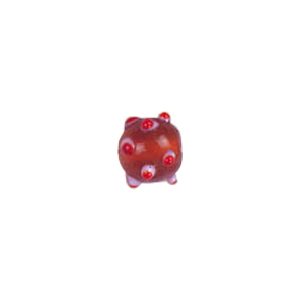 Multi layered Bumpy Lampworked fusion Glass Beads 6634