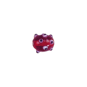 Multi layered Bumpy Lampworked fusion Glass Beads 6642