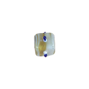 Multi layered Bumpy Lampworked fusion Glass Beads 6648
