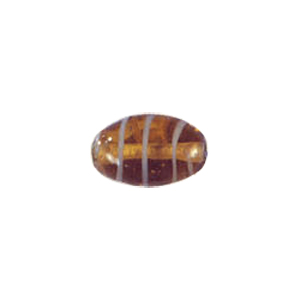 Color striped Stringer Glass Beads 6709