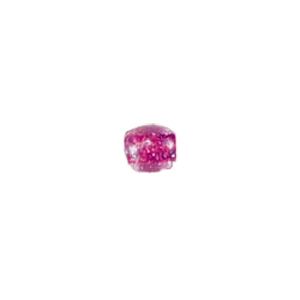 Color foiled furnace Glass Beads with Glitter 6896