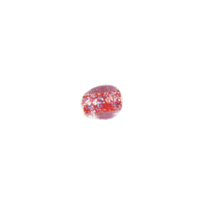 Color foiled furnace Glass Beads with Glitter 6902