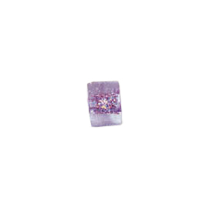 Color foiled furnace Glass Beads with Glitter 6929