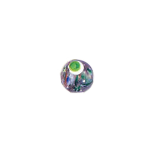 Flower design Lampworked Glass Beads 6943