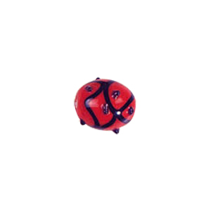 Multi layered Bumpy Beads with dots and swirls 6960
