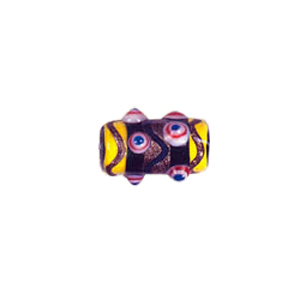 Multi layered Bumpy Beads with dots and swirls 6999