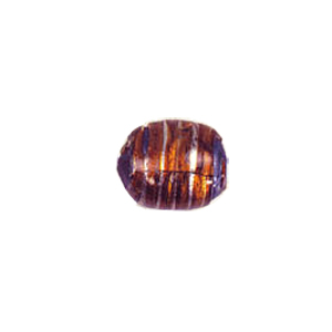 Lampworked Silver mirror gloss Foiled Glass Beads 7087