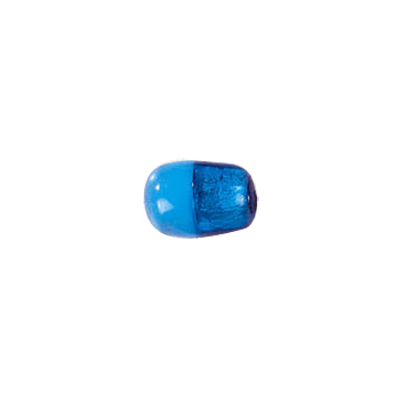 2 tone Furnace large Silver Foiled Glass Beads 7096
