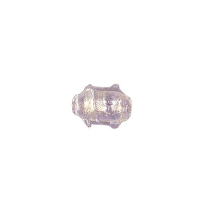 Furnace large Silver Foiled Glass Beads 7114