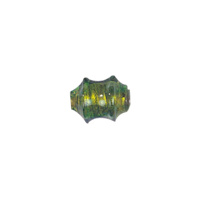 Furnace large Silver Foiled Glass Beads 7116
