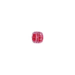 Glitter filled Glass Beads w or stripes 7158