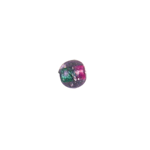 Glitter filled Glass Beads 2 tone 7202