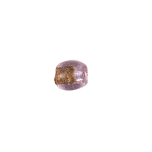 Glitter filled Glass Beads 2 tone 7204