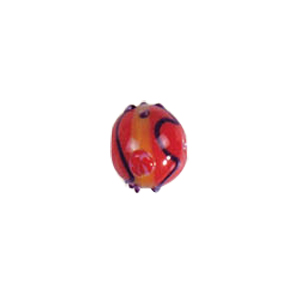 Multi color stringer Lampworked Glass Beads 7355