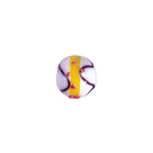 Multi color stringer Lampworked Glass Beads 7358