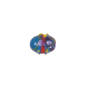 Multi color stringer Lampworked Glass Beads 7378
