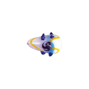 Multi color stringer Lampworked Glass Beads 7389