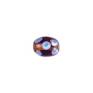 Dotted Flower Lampworked Glass Beads 7420