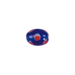 Dotted Flower Lampworked Glass Beads 7422