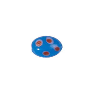 Dotted Flower Lampworked Glass Beads 7435