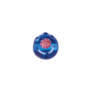 Dotted Flower Lampworked Glass Beads 7446