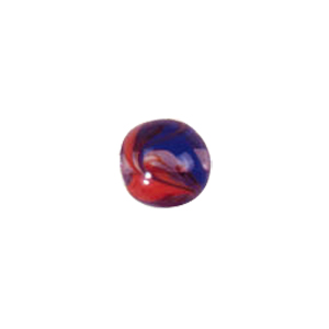 Dotted Flower Lampworked Glass Beads 7499