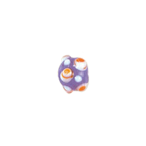 4 layer 2 color Bumpy Glass Beads 7520