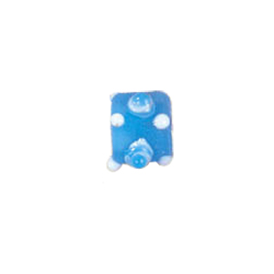 4 layer 2 color Bumpy Glass Beads 7558