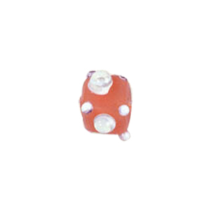 4 layer 2 color Bumpy Glass Beads 7559