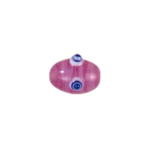 4 layer 2 color Bumpy Glass Beads 7567