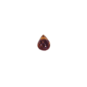 Faceted Pressed top hole Glass Beads and Pendants 7611