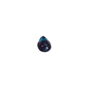 Faceted Pressed top hole Glass Beads and Pendants 7618