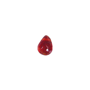 Faceted Pressed top hole Glass Beads and Pendants 7622